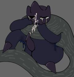 nailmaster_oro, hollow_knight, blood_from_wound, blood_on_body, crying
