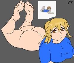 ashbie, aspie-chan, ass, ass_focus, big_breasts