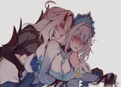 anastasya_feodorovna_snezhnaya, ronova_(genshin_impact), tsaritsa_(genshin_impact), genshin_impact, eni_(enidaisy69)