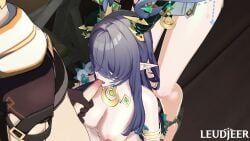 aether_(genshin_impact), lauma_(genshin_impact), nefer_(genshin_impact), genshin_impact, leudjeer