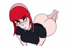 katya_(hellonearthiii), pripyatory_(hellonearthiii), hellonearthiii, 1girls, ass