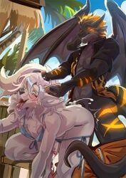 basalt_(basaltdragon), mythology, kammi-lu, all_fours, anal