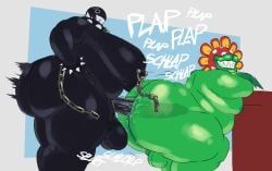 chain_chomp, gigi_(thecoatl034), oc, petey_piranha, piranha_plant