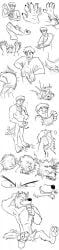 after_transformation, anthro, balls, blush, bodily_fluids
