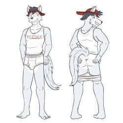 fuze, anthro, anus, backwards_cap, backwards_hat