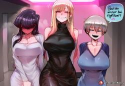 kitagawa_marin, komi_shouko, marin_kitagawa, uzaki_hana, komi-san_wa_komyushou_desu