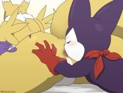 digimon_(species), impmon, renamon, bandai_namco, digimon
