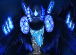 depth_spelunking, ambiguous_gender, black_fur, oral, tongue_out