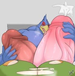 falco_lombardi, fox_mccloud, nintendo, star_fox, seaserpenttailor
