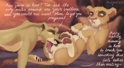 vitani_(the_lion_king), zira_(the_lion_king), disney, the_lion_king, anus