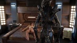 xenomorph, alien_(franchise), aureuswolf, 2boys, alien