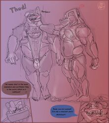 original_character, mythology, couch_gregor, bodyguard, canid