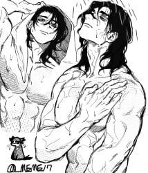 choso_kamo, jujutsu_kaisen, 1boy, buff, buff_male