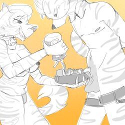 moonshadows, anthro, bigcat, breasts, collar