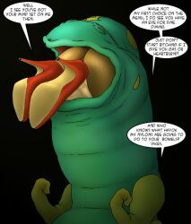 carnivore_cafe, alien, ass, ass_focus, eaten_alive