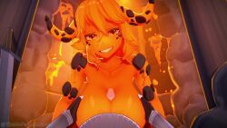 oc, orange_slime_(anna_anon), original_character, sana_(anna_anon), slime_fighter_(anna_anon)