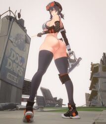 grace_howard, zenless_zone_zero, hazeker, kairokayn, almost_naked