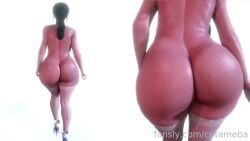 captain_ameba, ass, big_ass, female, naked_female