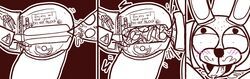 bonnie_(fnaf), chica_(fnaf), five_nights_at_freddy's, crisis-omega, all_fours