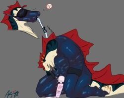 axxelroze, anthro, asphyxiation, bad_posture, blindfold