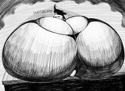 miss_circle_(fundamental_paper_education), fundamental_paper_education, mrkinettle, ass, ass_bigger_than_head