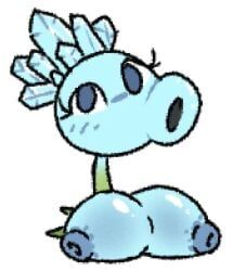 peashooter_(pvz), snow_pea_(pvz), electronic_arts, plants_vs._zombies, plants_vs_zombies