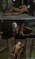 donovan, dead_or_alive, shantynighty, aroused, balls