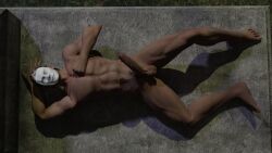 donovan, dead_or_alive, shantynighty, aroused, balls