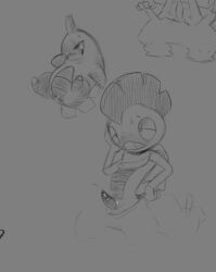 generation_2_pokemon, generation_5_pokemon, larvitar, pokemon_(species), scrafty