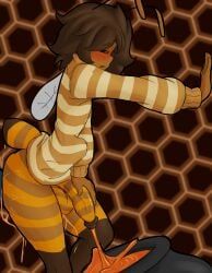 mazus_(tinysmallman), original_character, squariness, bee_boy, big_ass