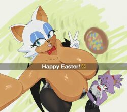 blaze_the_cat, rouge_the_bat, easter, sonic_(series), sonic_the_hedgehog_(series)