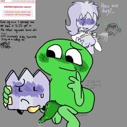 gaty_(bfdi), two_(bfb), two_(tpot), battle_for_dream_island, object_show