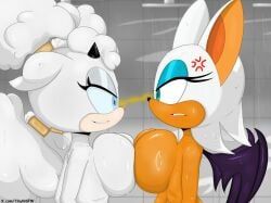 lanolin_the_sheep, lanolin_the_sheep_(sonic), rouge_the_bat, sega, sonic_(series)