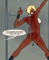 vyvs, anal_hook, anal_hook_to_neck, angry, anthro