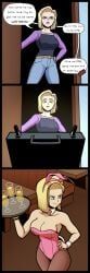 android_18, dragon_ball, imightbemick, blonde_hair, bunny_ears