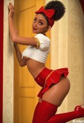 dolores_madrigal, disney, encanto, ervhal, posing_for_the_viewer