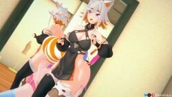 cottontail_(vtuber), demenishki, indie_virtual_youtuber, cottontailva, lecheryamoreva