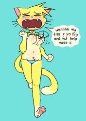 funnysillydog, 1girls, bikini, breasts, crying