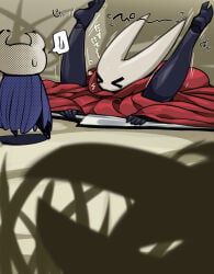 hornet_(hollow_knight), protagonist_(hollow_knight), the_knight_(hollow_knight), hollow_knight, hollow_knight_(franchise)