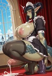 reiqunai, 1futa, anal, anal_masturbation, anal_object_insertion
