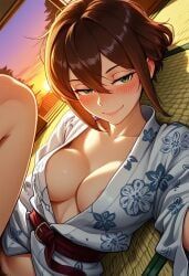 tressa_colzione, octopath_traveler, hylian_r34, 1girls, blush