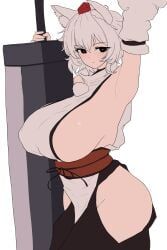 inubashiri_momiji, touhou, moriforest1040, animal_ear_fluff, animal_ears