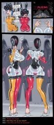 dekonsfw, dekotf, 2girls, amputee, artificial_body
