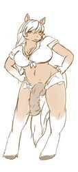 mocha_latte, ranblush, animal_face, animal_genitalia, anthro