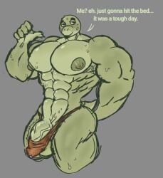 theo, piggy_(game), bara, bara_tiddies, big_cock