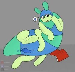 squirm_(dandy's_world), dandy's_world, felixmcfurry, 1boy, 4_legs