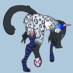 anthro, anus, ass, balls, black_arms