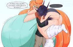 rilli_oshina, rinlin_(riley_moore), purpleguyri, riley_moore_(artist), 1boy1girl