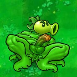 repeater_(pvz), plants_vs_zombies, waneczka228, 1boy, anus