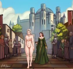 alicent_hightower, rhaenyra_targaryen, house_of_the_dragon, artyukina, chains